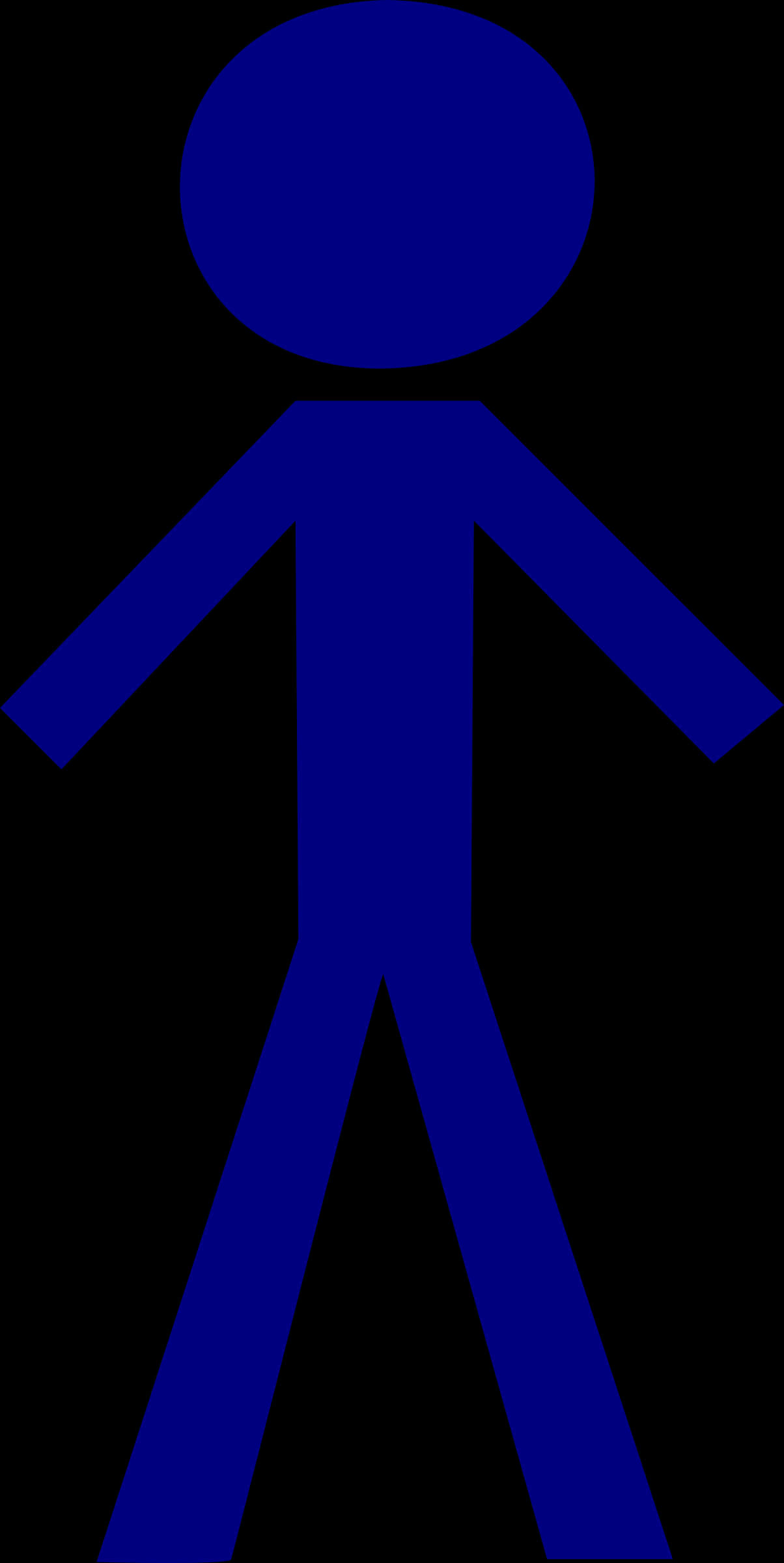 Clip Art Male Panda - Stick Figure Clipart, HD Png Download PNG image with a transparent background, free high-resolution download