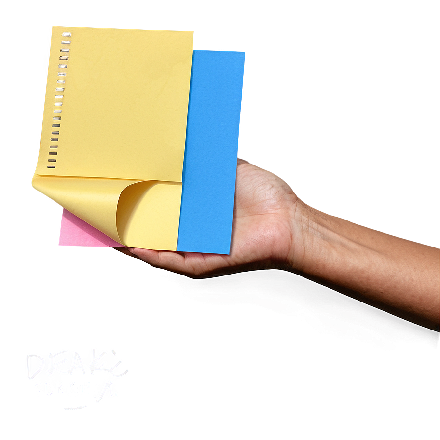 Blue Sticky Note Png 80