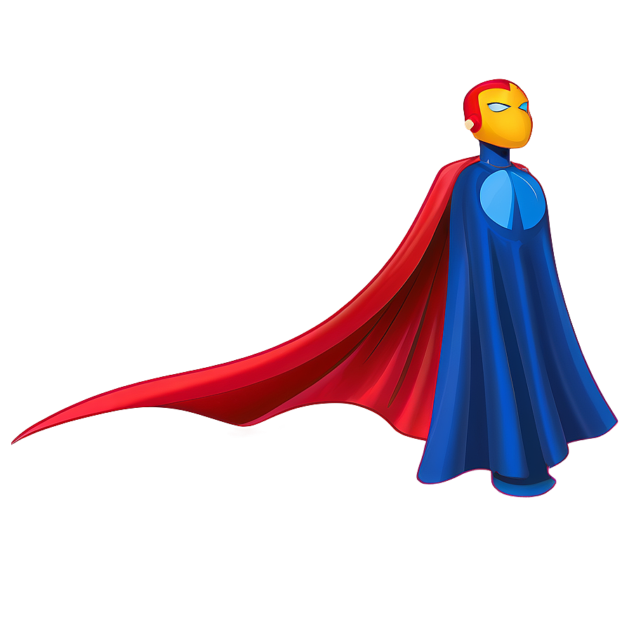 Blue Superhero Cape Clipart Png 12