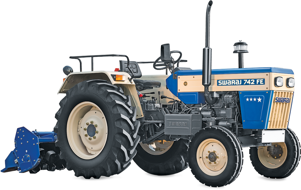 Blue Swaraj742 F E Tractor