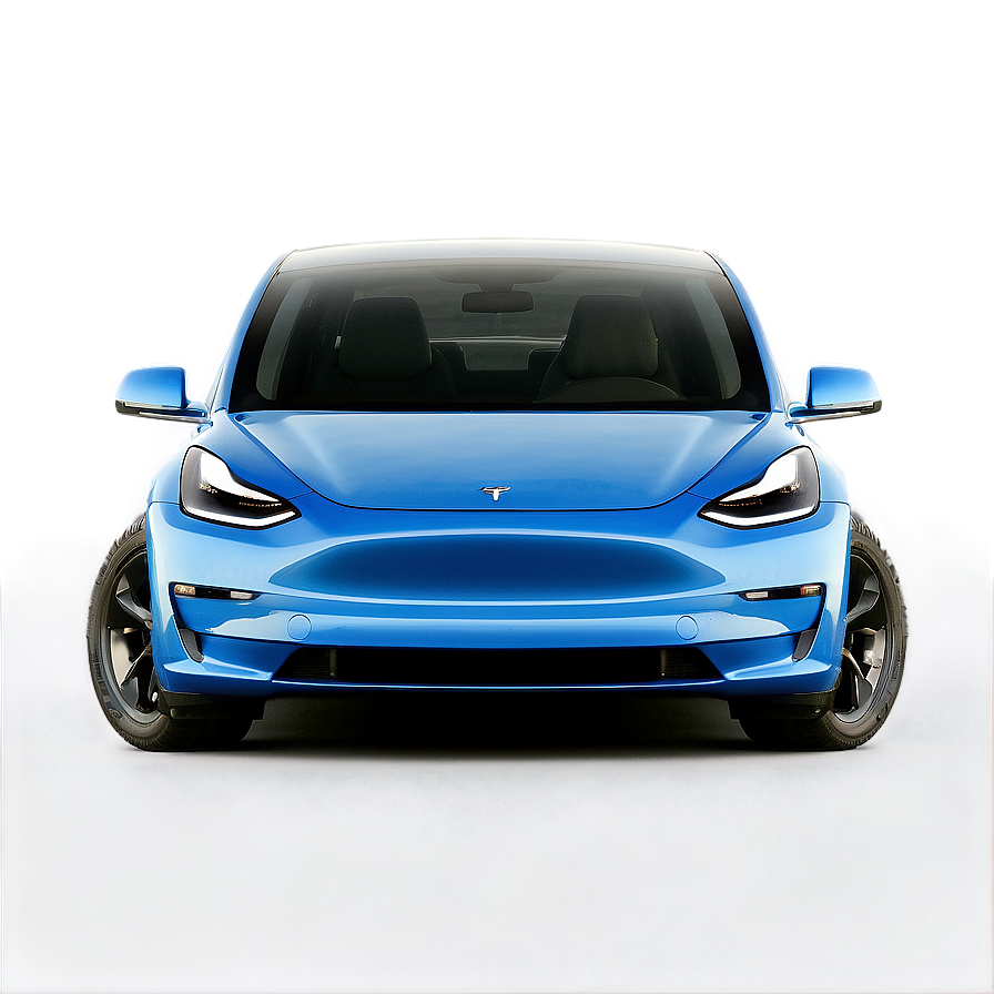 Blue Tesla Model Y Outdoor Png 06212024