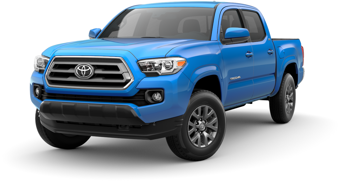 Blue Toyota Tacoma Pickup Truck