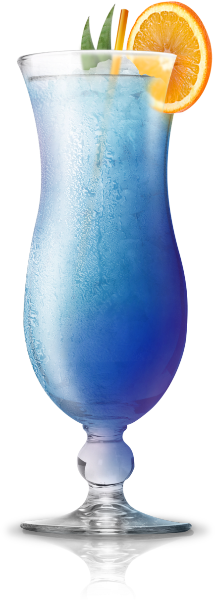 Blue Tropical Cocktail