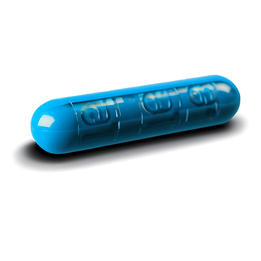 Blue Vitamin Pill Png 61