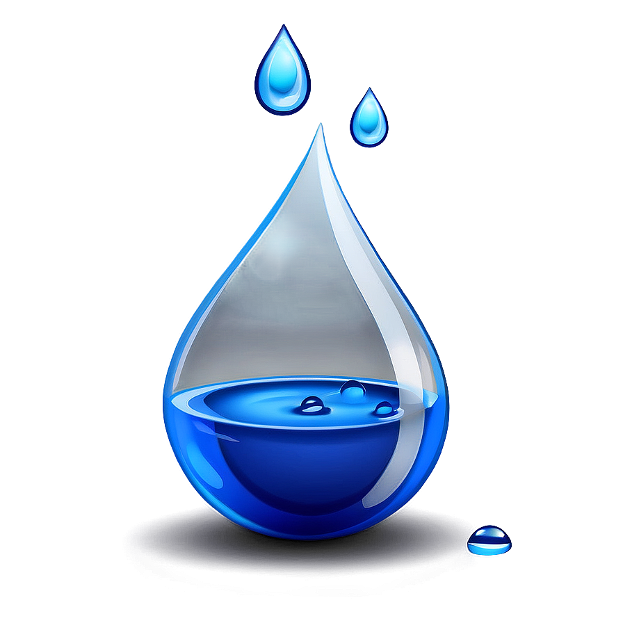 Blue Water Drop Png Amw