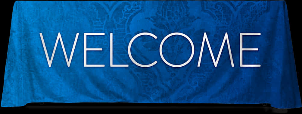 Welcome Blue Png Transparency, Transparent Png PNG with transparent background