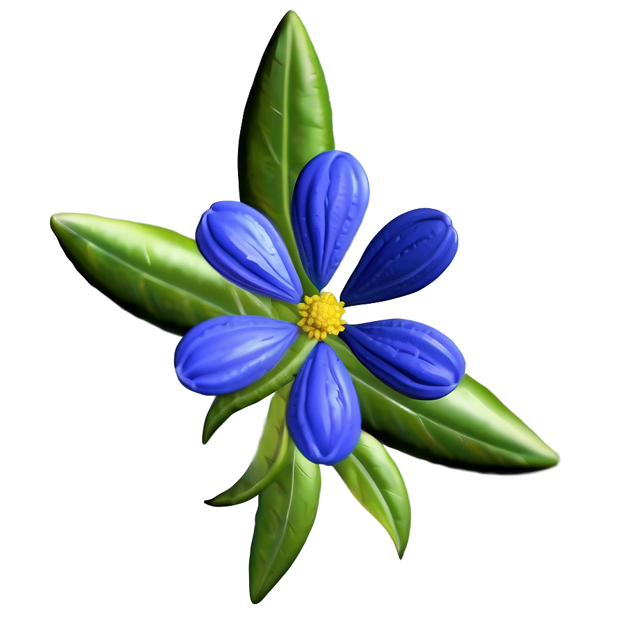 Blue Wildflower PNG 74 PNG with transparent background