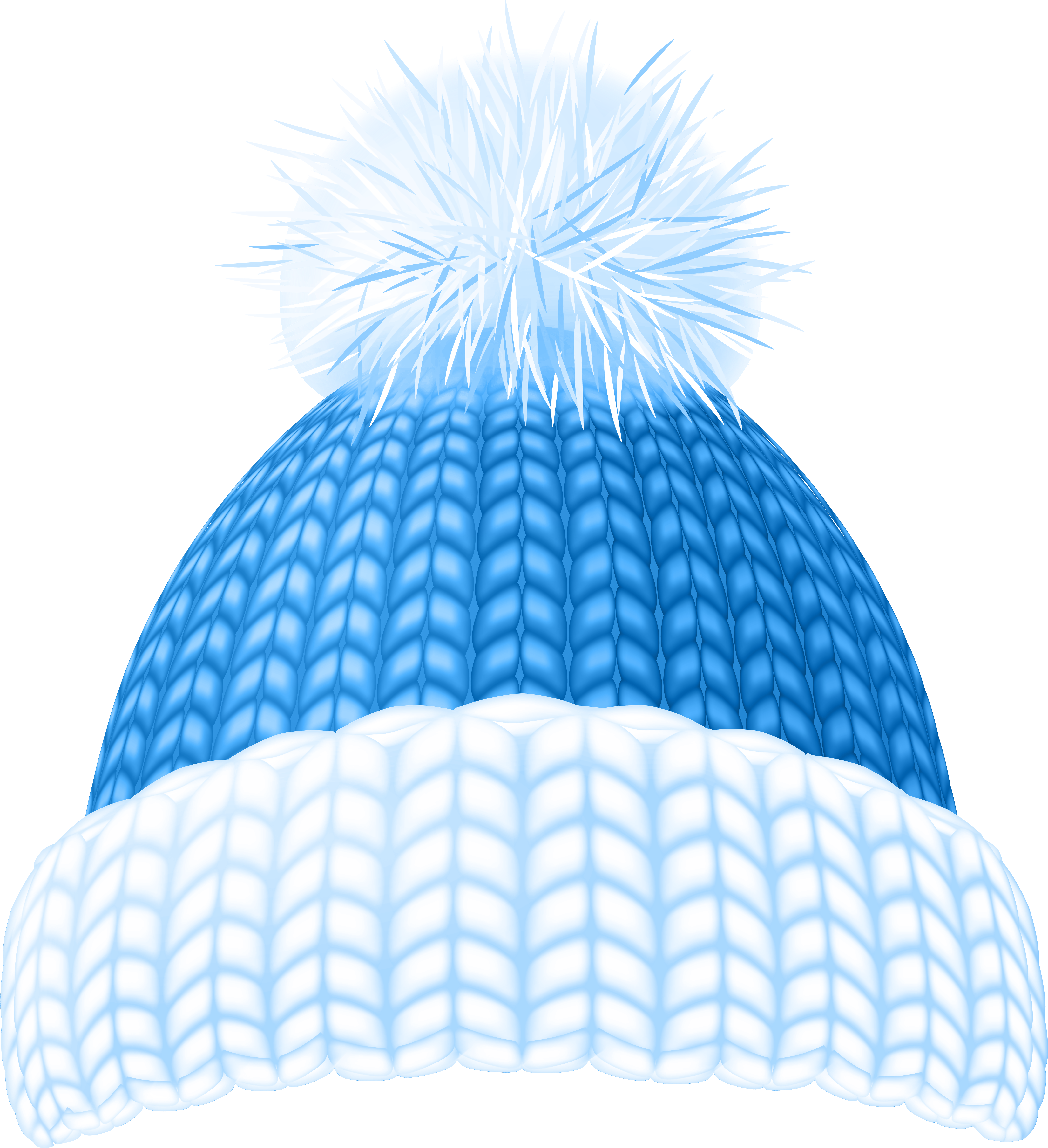 Blue Winter Hat Clip Art Image - Red Winter Hats Clip Art, HD Png Download PNG with transparent background