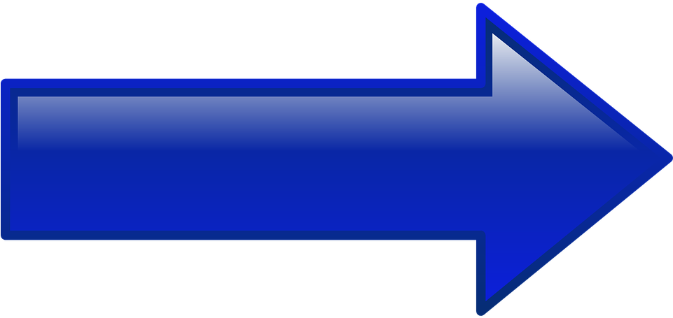 Blue3 D Arrow Graphic