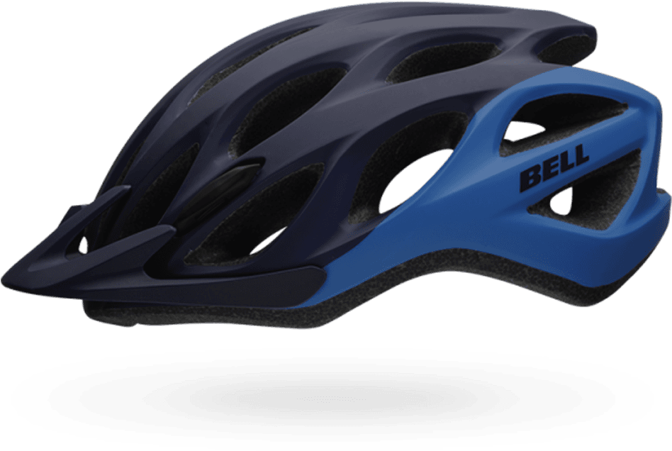 Blueand Black Bicycle Helmet