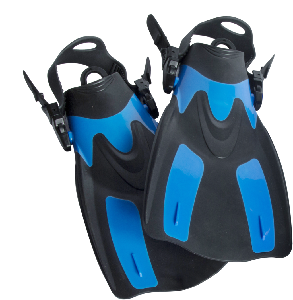 Adjustable Swim & Dive Fins - Diving Mask, HD Png Download PNG with transparent background