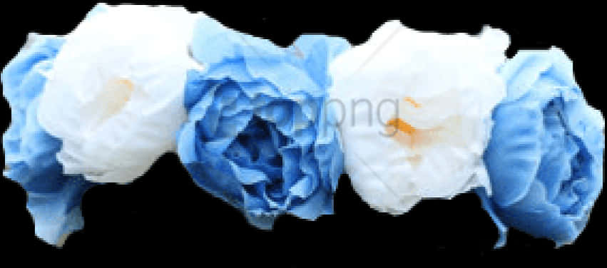 Free Png Download Blue Flower Crown Transparent Png - Transparent Background Blue Flower Crown, Png Download PNG with transparent background