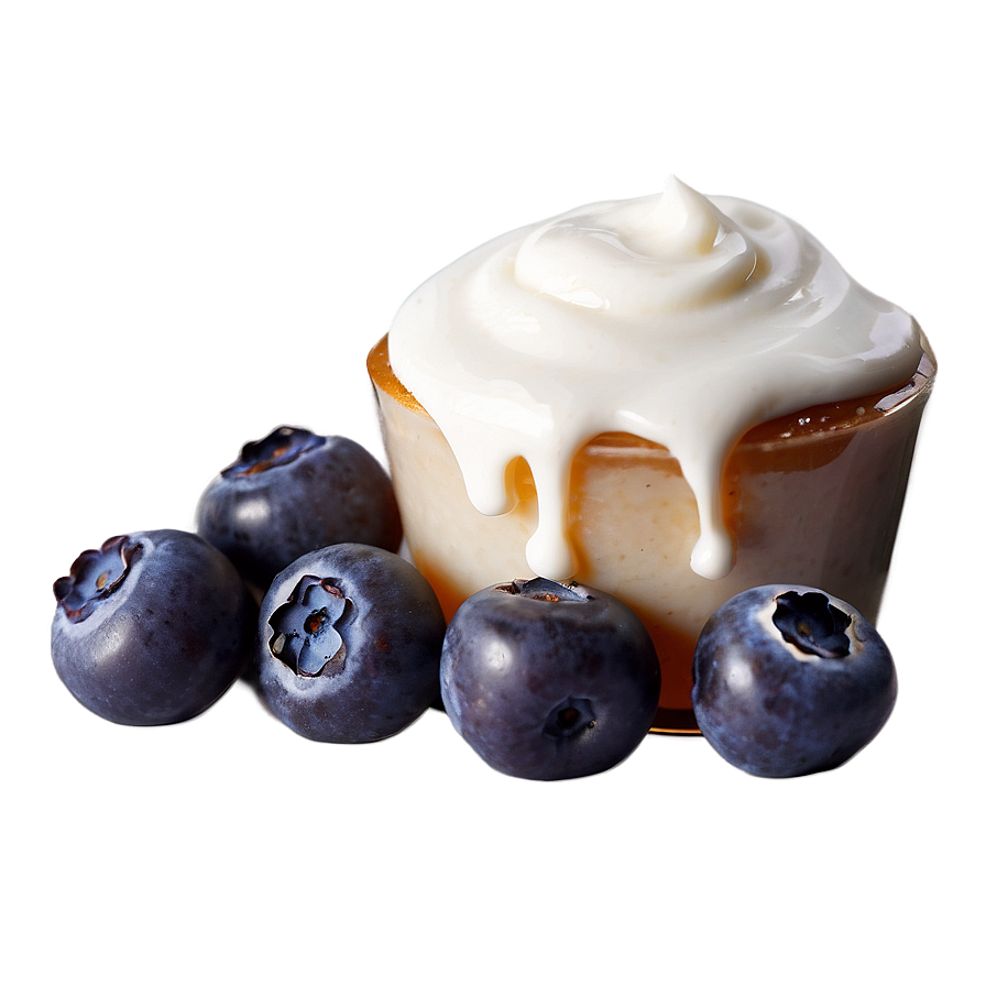 Blueberries And Cream Png Ile