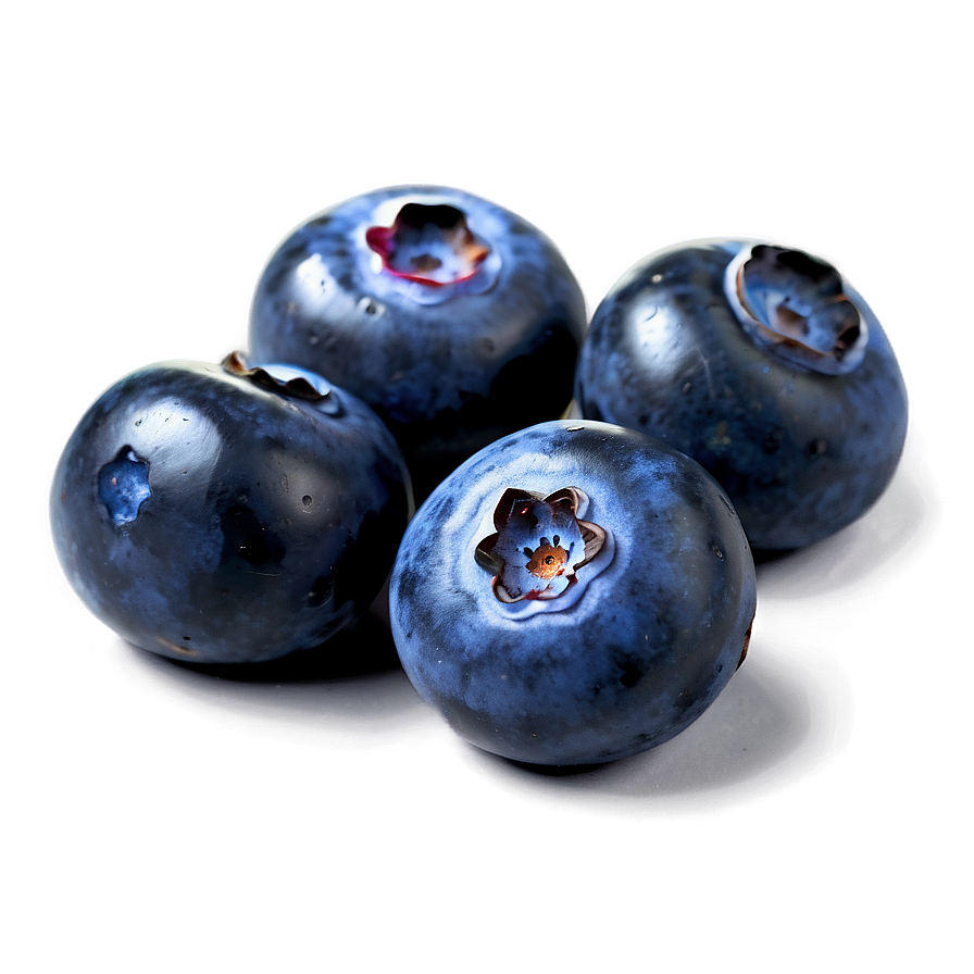 Blueberries On White Png 05242024