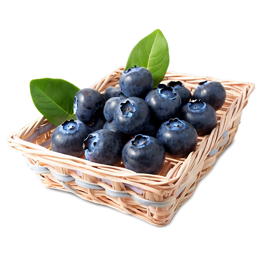 Blueberry Basket Gift Png Nda