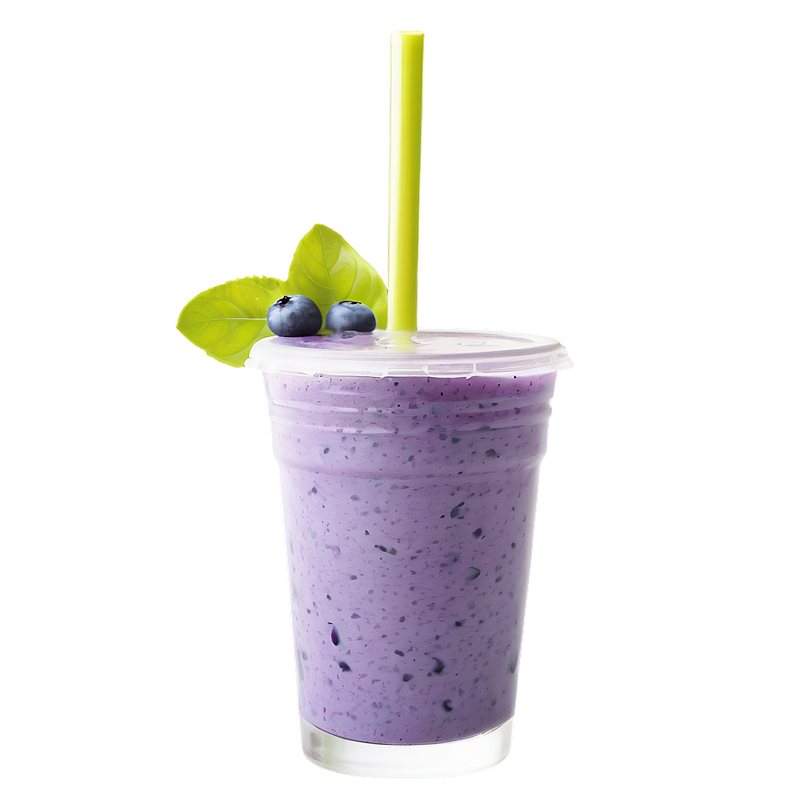 Blueberry Blast Smoothie PNG nob PNG with transparent background
