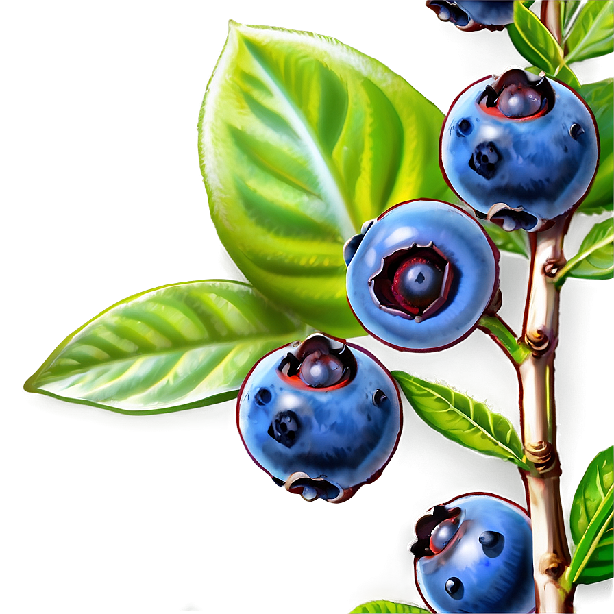 Blueberry Bush Png 05242024