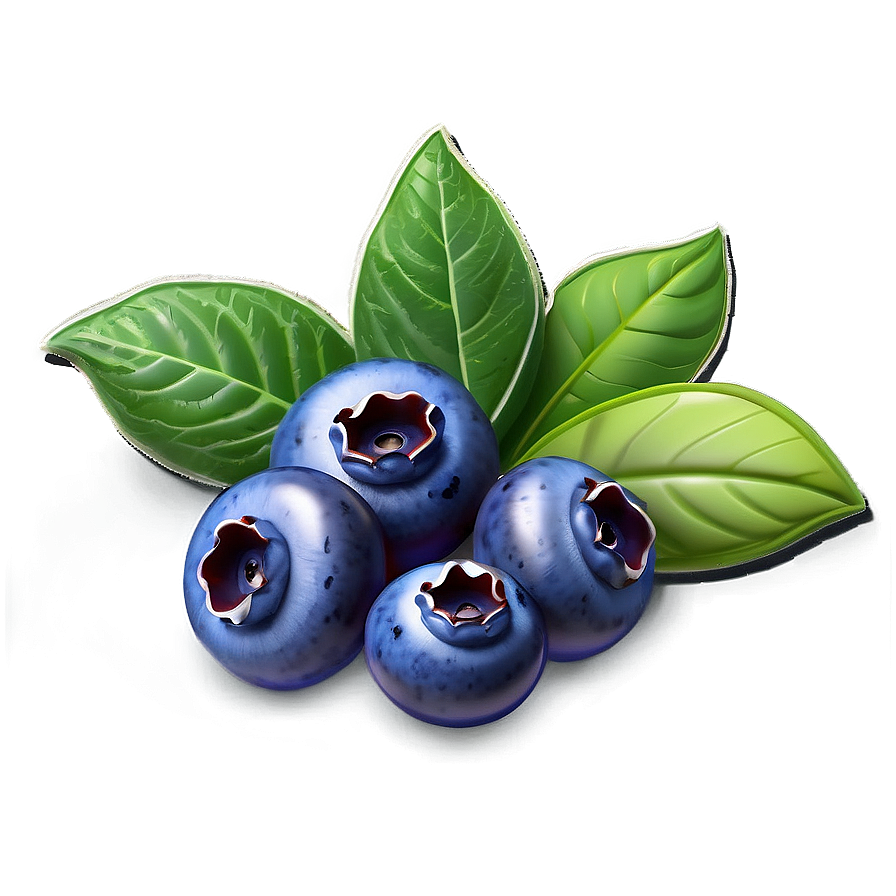 Blueberry Countryside Charm Png Mwt