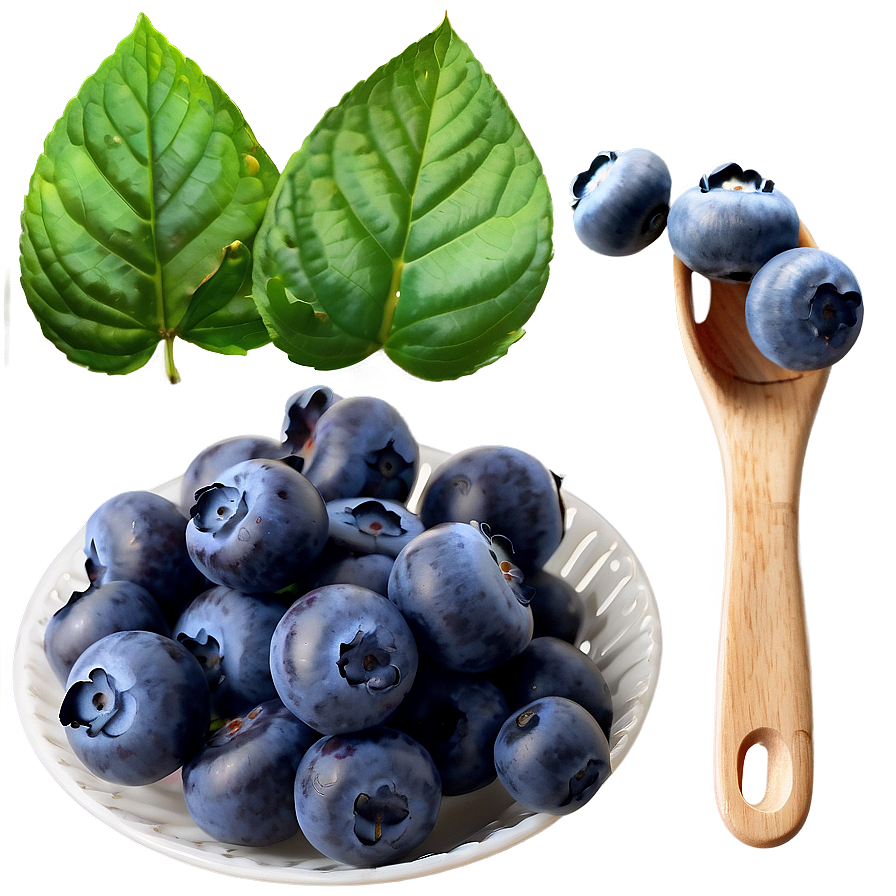 Blueberry Culinary Art Png 29