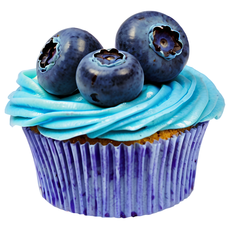 Blueberry Cupcake PNG kxr PNG with transparent background