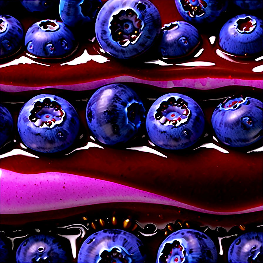 Blueberry Dessert Topping Png 90