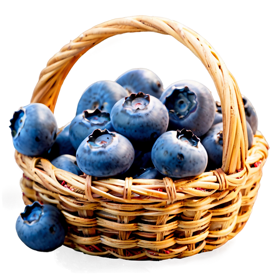 Blueberry Harvest Basket Png Cdf69