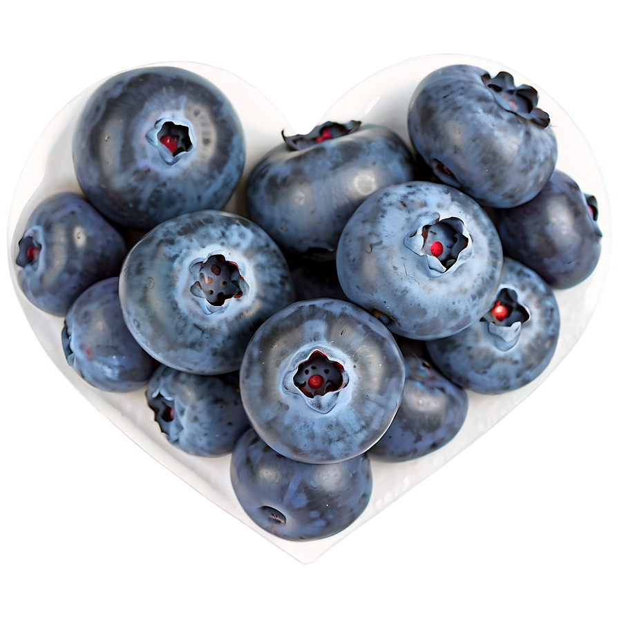 Blueberry Heart Emoji Png Nru