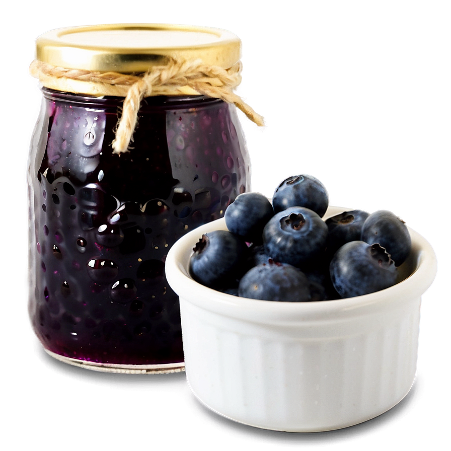 Blueberry Jam Recipe Png Nhj96