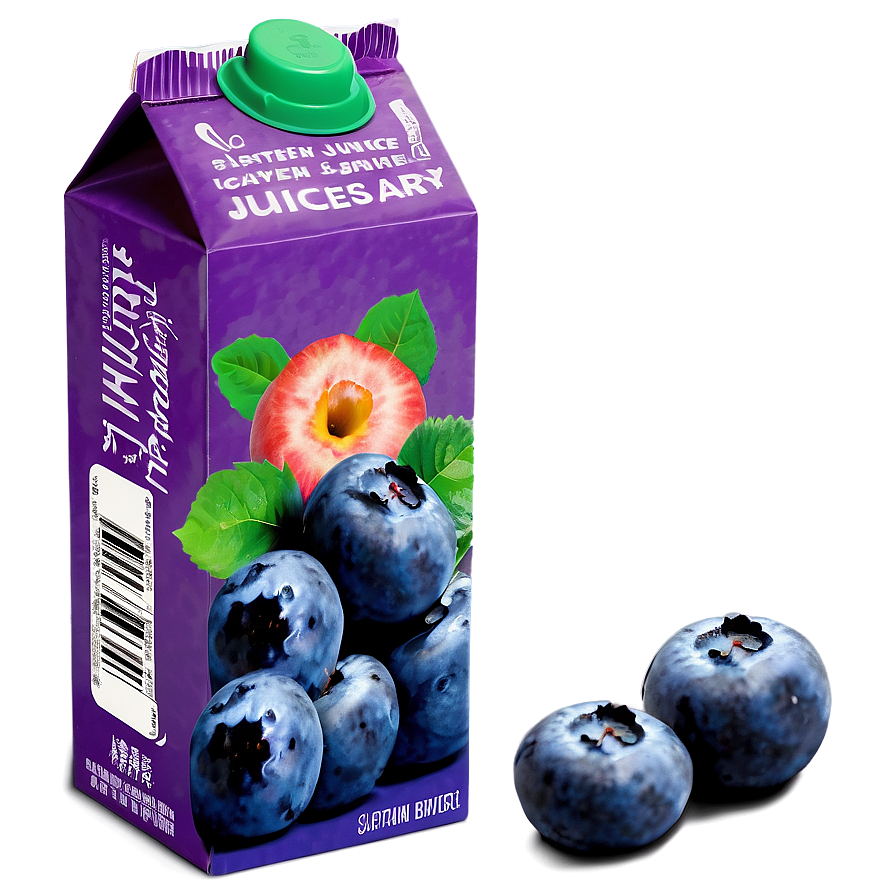 Blueberry Juice Box Png 06132024