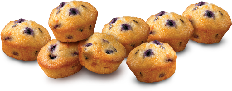 Mini Blueberry Muffins Png, Transparent Png PNG with transparent background