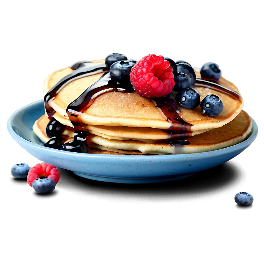 Blueberry Pancakes PNG 05232024 PNG image with a transparent background, free high-resolution download