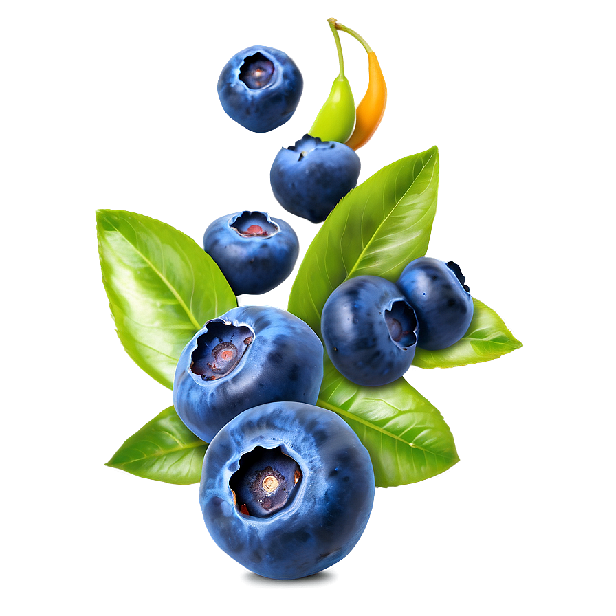 Blueberry Splash PNG 05242024 PNG with transparent background