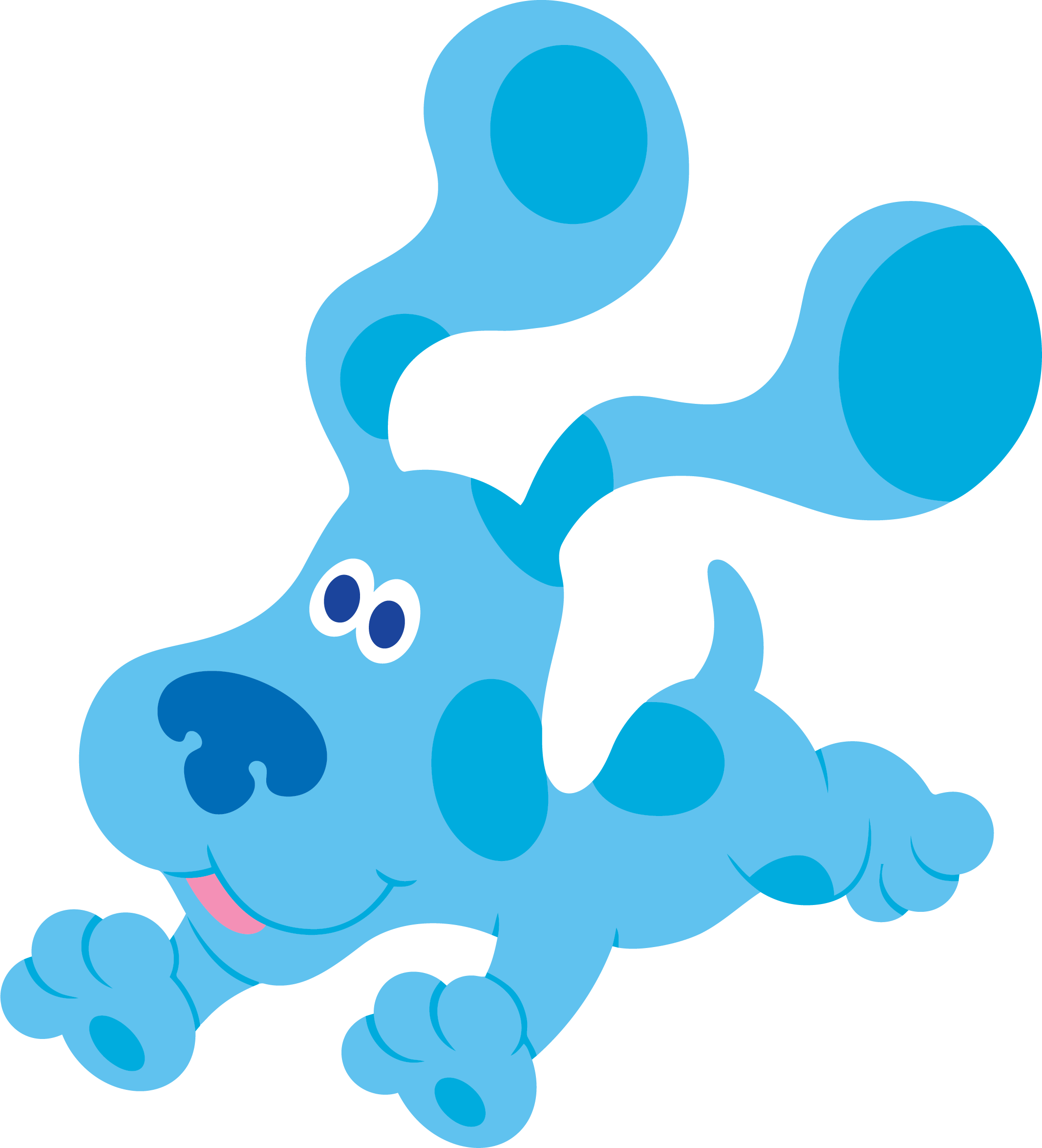 Bluethe Dog Blues Clues Cartoon