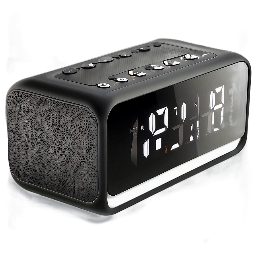 Bluetooth Speaker With Alarm Clock Png 06262024