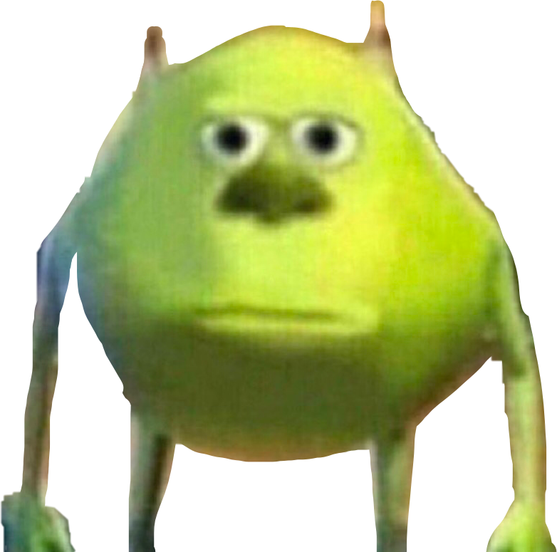 Blurred Mike Wazowski Standing