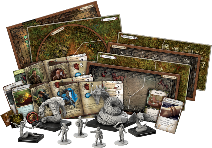 Board Game Components_ Mansion Adventure PNG with transparent background