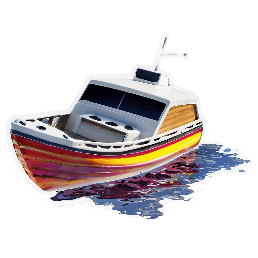 Boat On Water Png Dhu8