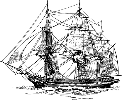 Boatin Darkness PNG with transparent background