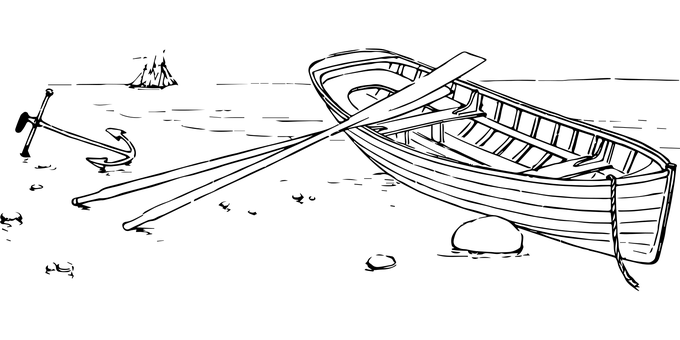 Boatin Darkness PNG with transparent background
