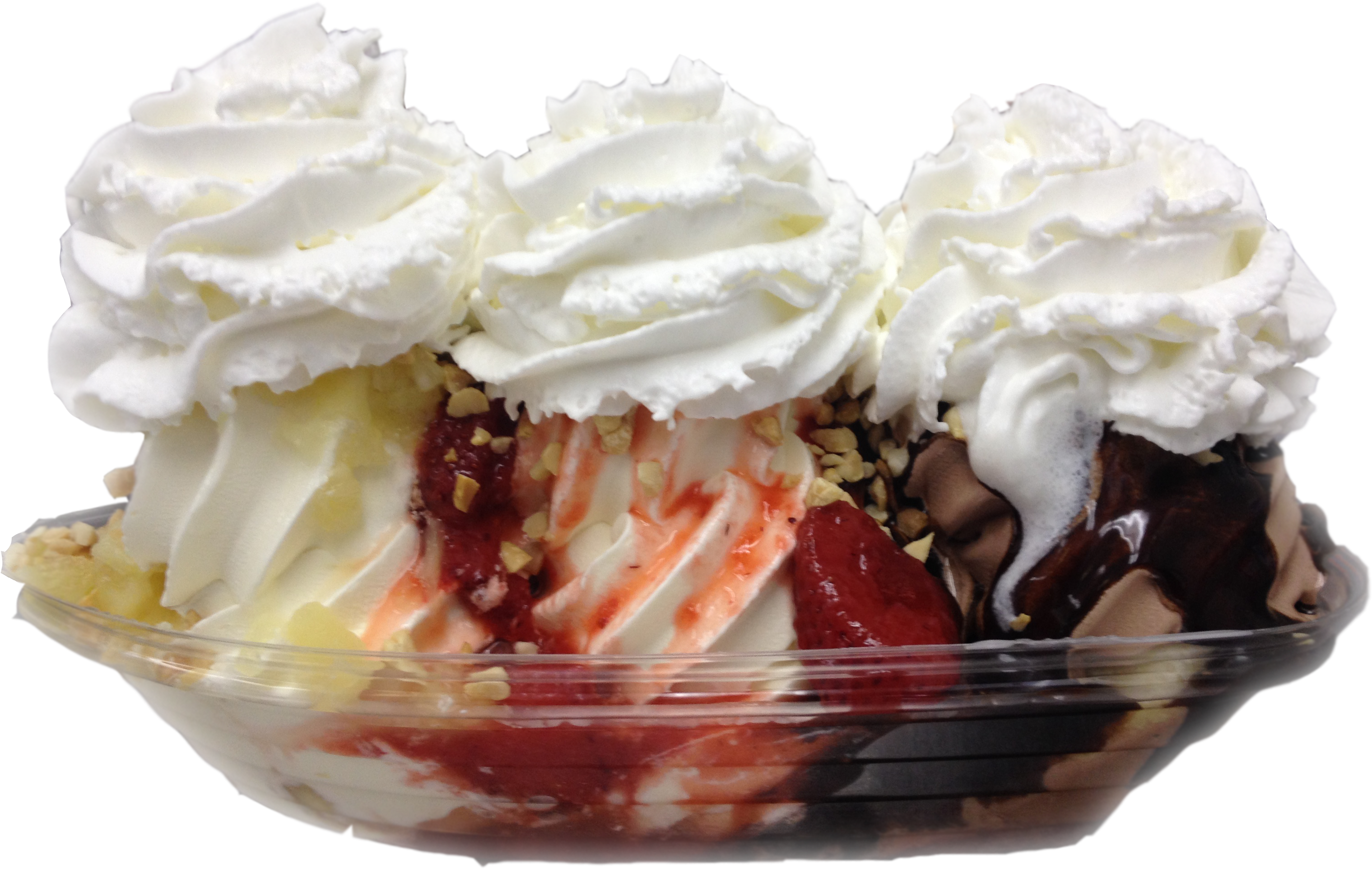 Banana Boat Sunday Icecream, HD Png Download PNG with transparent background