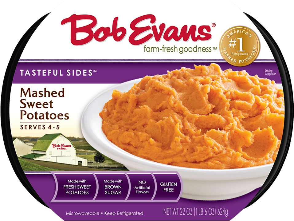 Bob Evans Mashed Sweet Potatoes Packaging