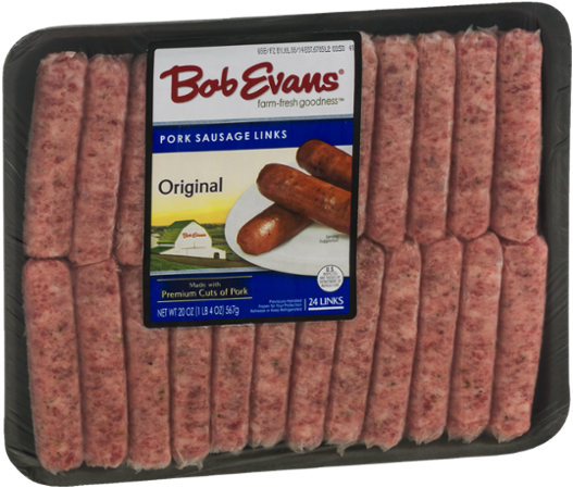 Bob Evans Pork Sausage Links Packaging