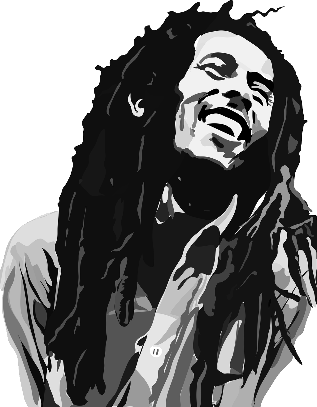 Bob Marley Iconic Portrait