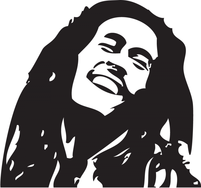 Bob Marley Iconic Silhouette