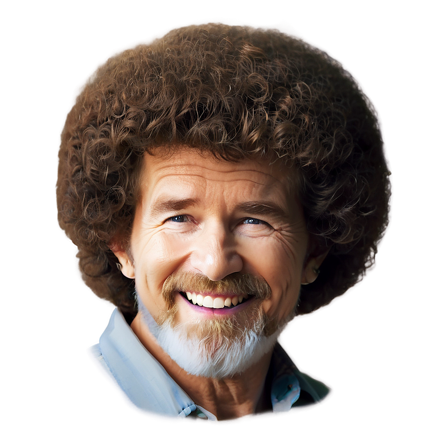 Bob Ross Hair Emoji Png 06282024