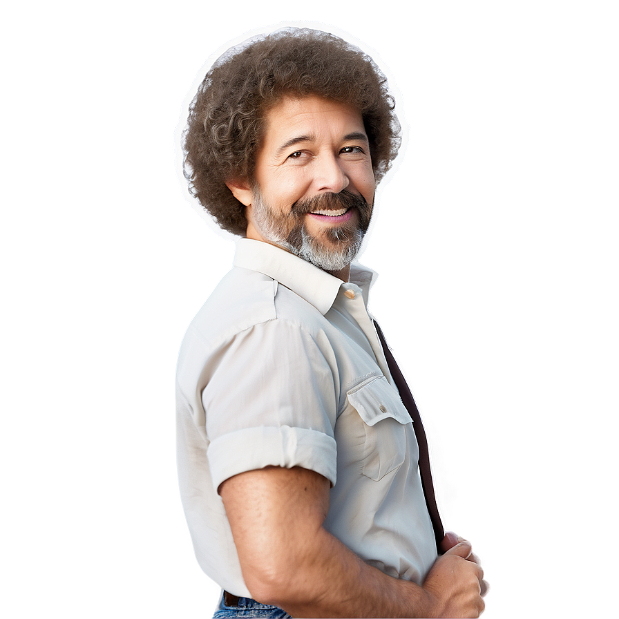 Bob Ross Hair For Animation Png 70