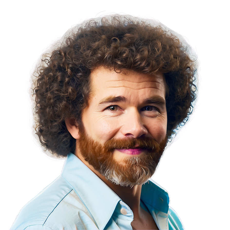 Bob Ross Hair Tutorial Inspired Png Fix