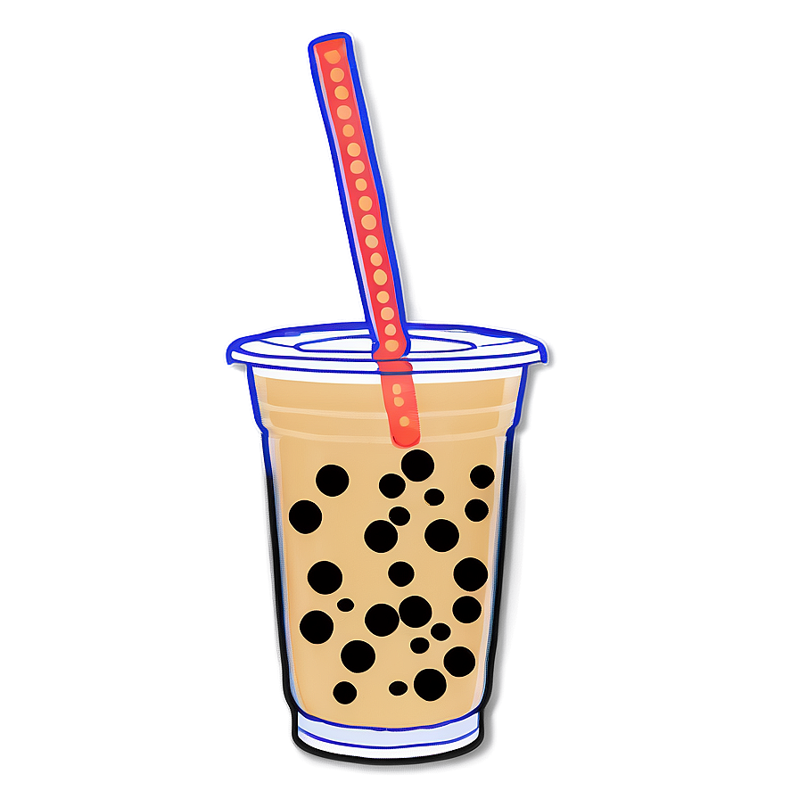 Boba Tea Outline Png Ygp