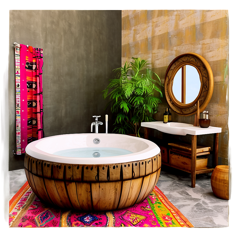 Bohemian Bathroom Inspirations Png Dha