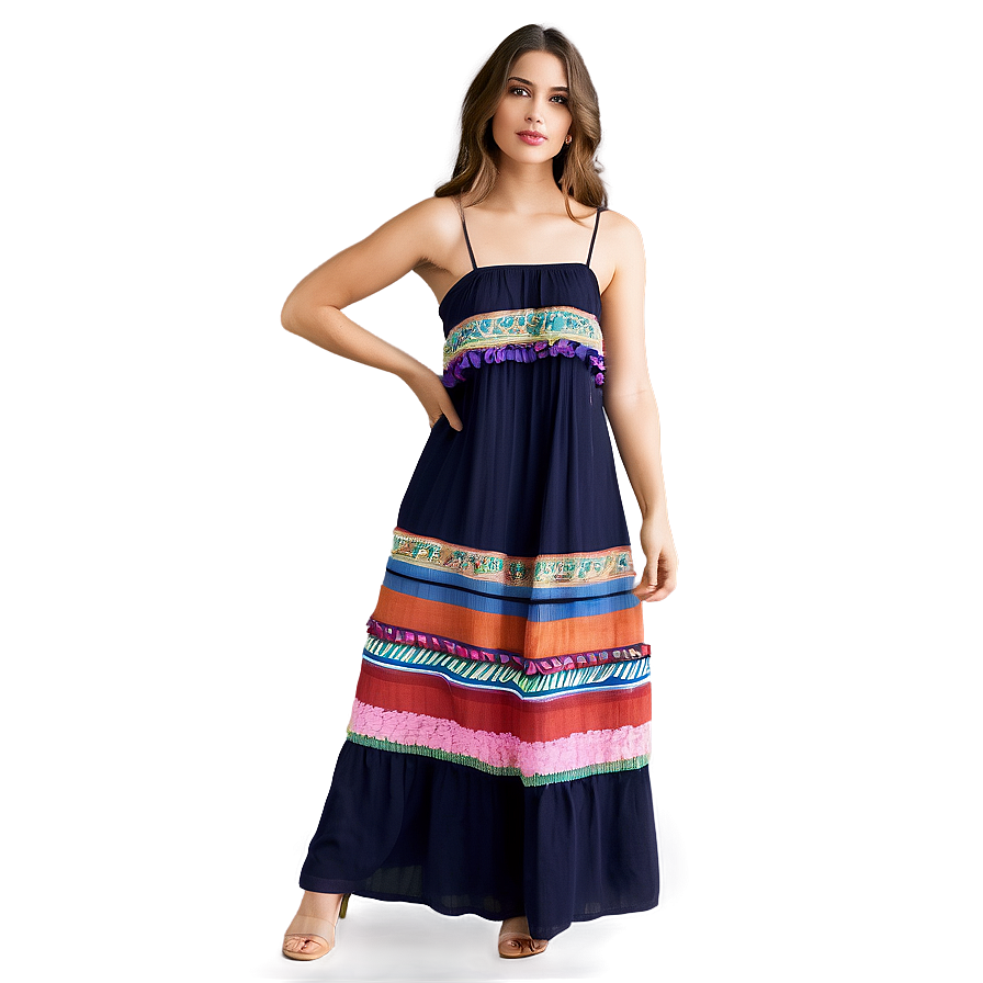 Bohemian Maxi Dress Png 05232024